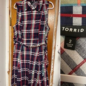 Plaid dress from Torrid